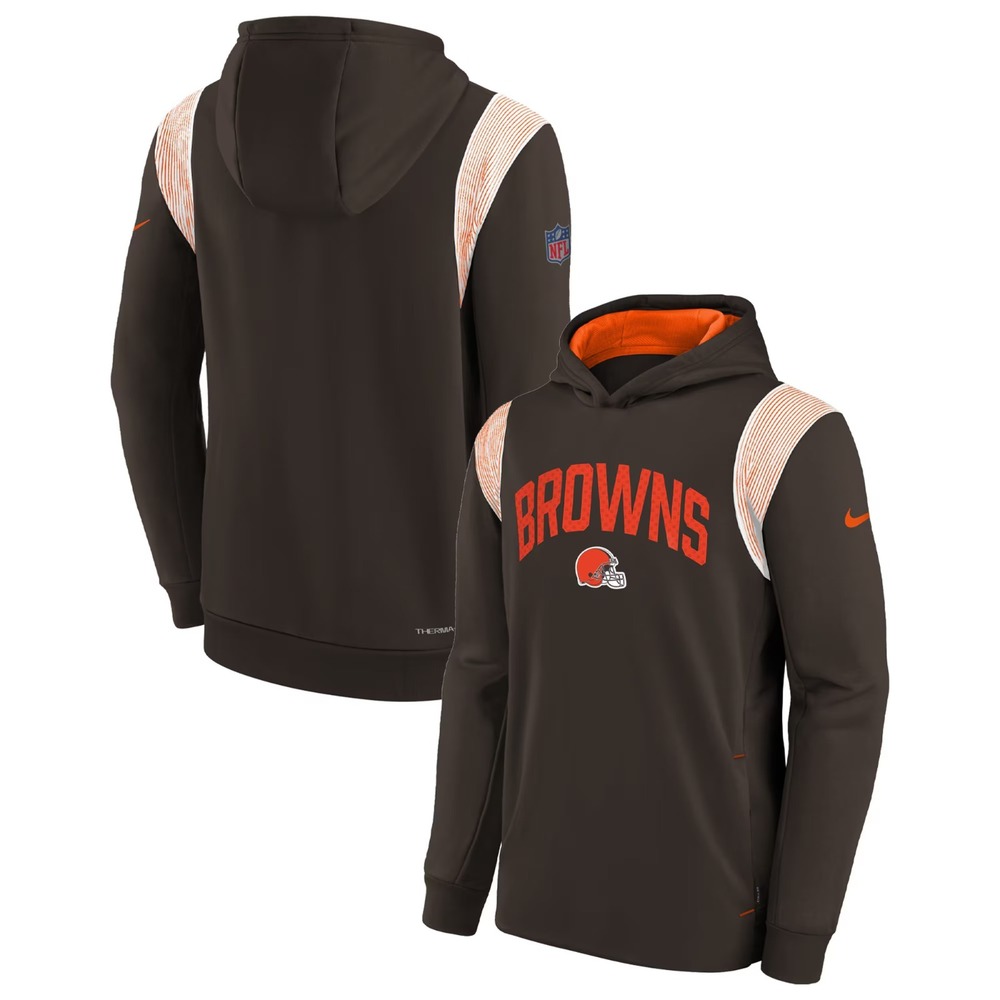 New Nike Cleveland Browns Youth Football Hooded Sweatshirt Size Kids‎ Small